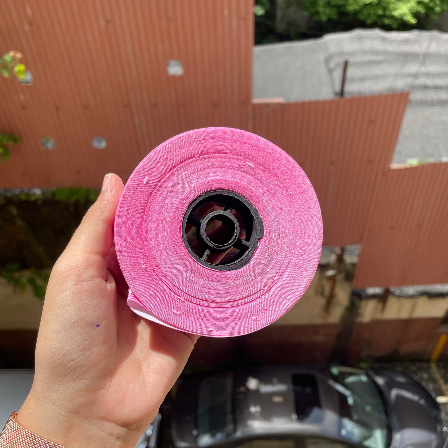 Printed Its A Girl Ribbon Roll Pink