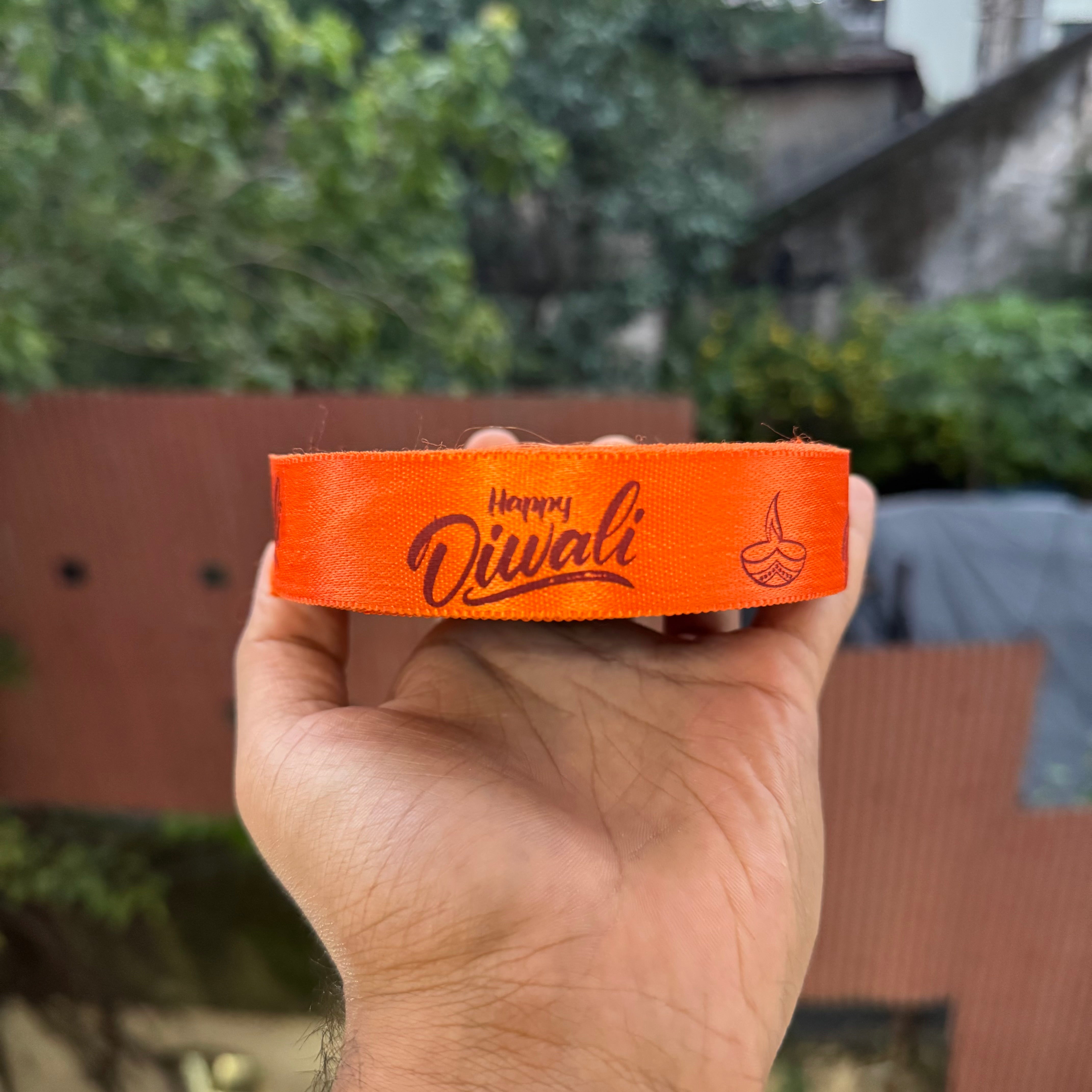 Diwali Printed Ribbon Roll (18mtrs)