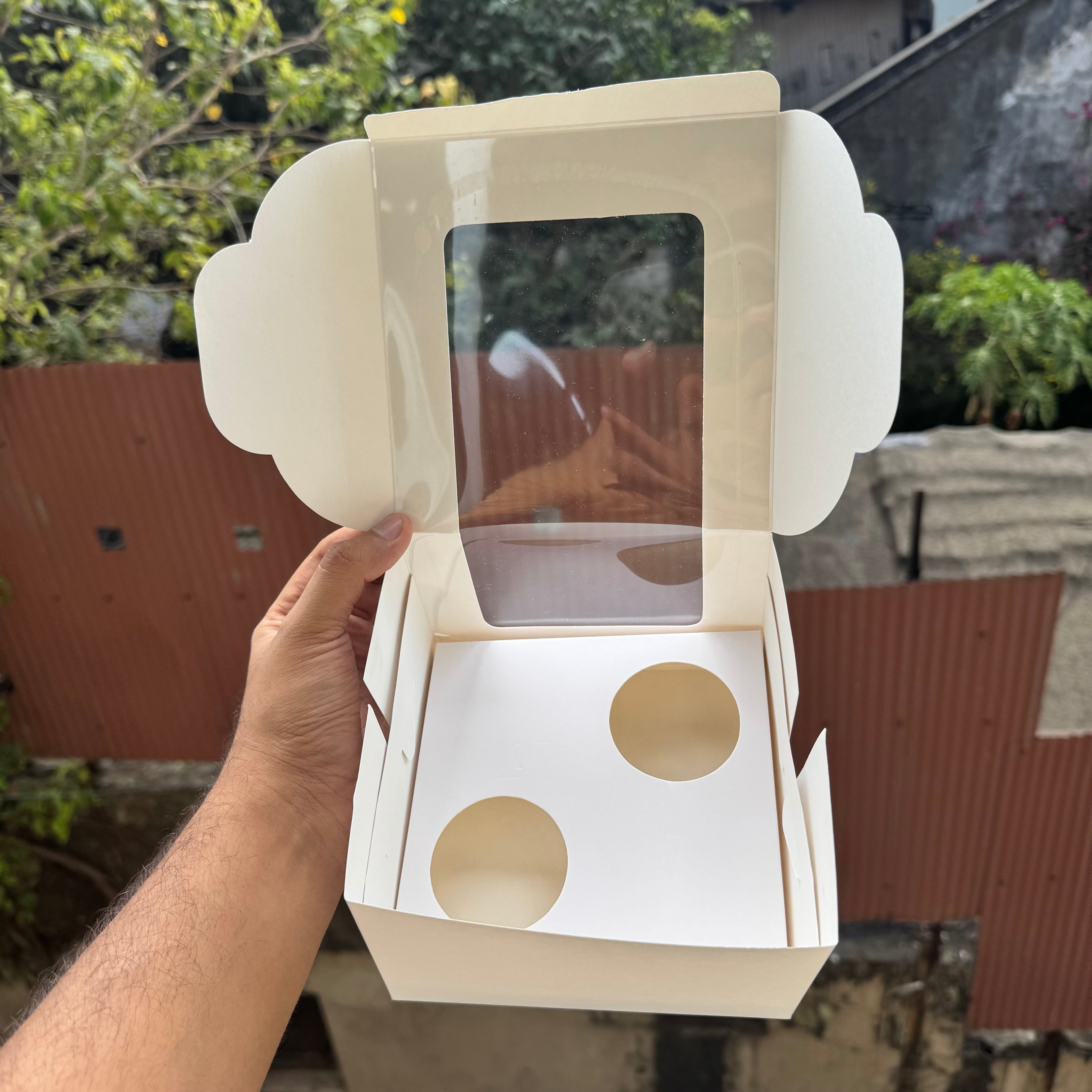 2 Cupcake L Shape Box (10pc)