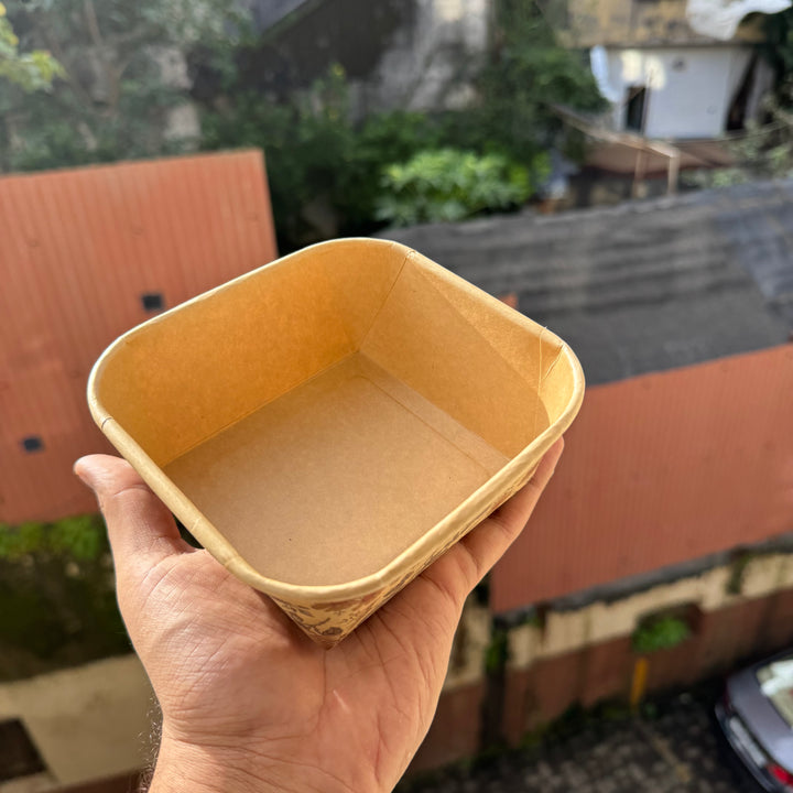 Brownie / Tea Cake Bake and Serve Vintage Floral (10pc)