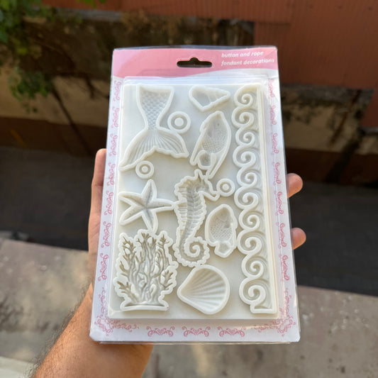 Sea Theme Fondant Mould