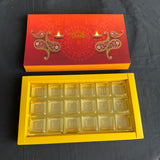 Diwali Foiled 18 Cavity Slider Box (10pc)