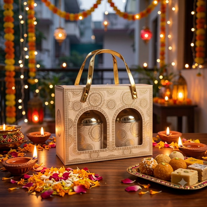 Ivory Heritage Twin-Jar Festive Box