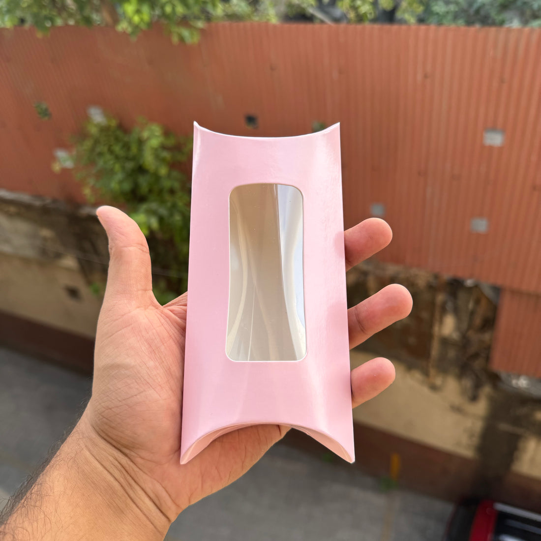 Candle Box - For Wax Sachet & Tea Light Candles Baby Pink (10pc)