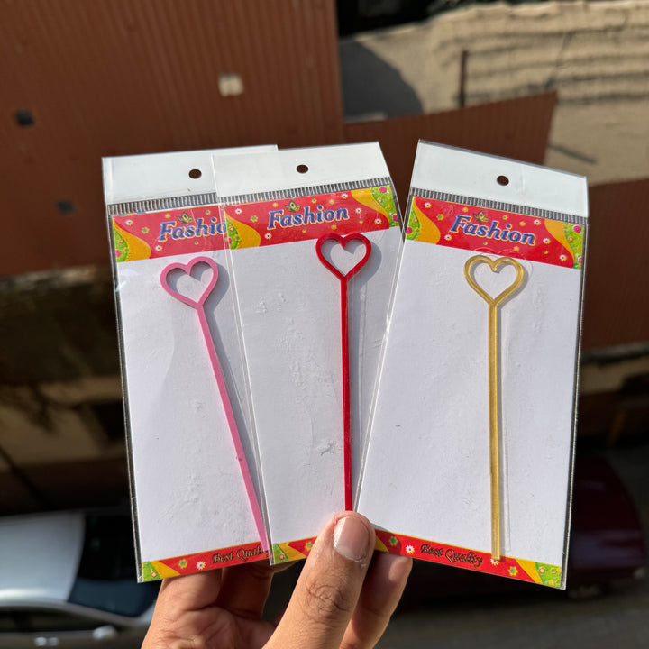 Valentine Acrylic Stirrers / Topper (3pc set)