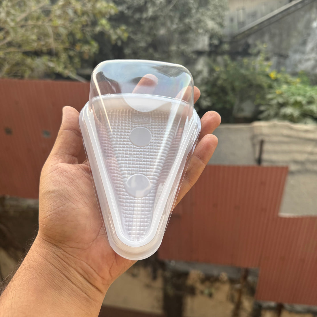 Pastry Pvc White Container 10pcs