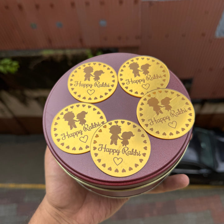 Rakhi Acrylic Coin ( 5 pc )