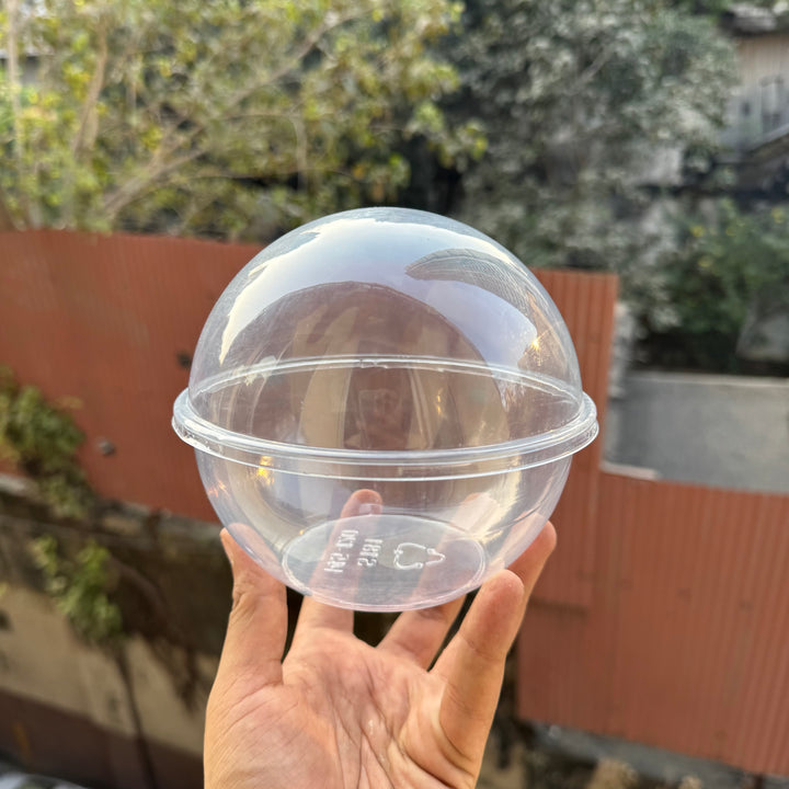 Dome Ball Cake Dessert PVC Container (10pc)