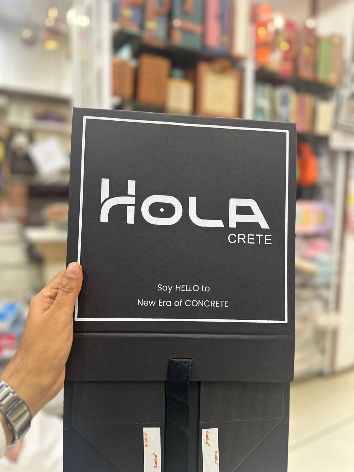 Customised Collapsible Trunk Ribbon Box 8x8.75x4inch 1pc
