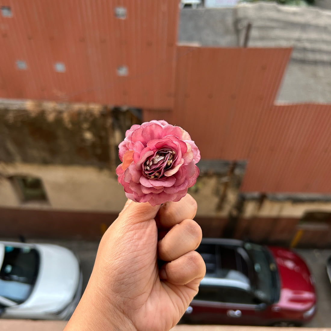 Layered Peony Artificial Flower (5pc)