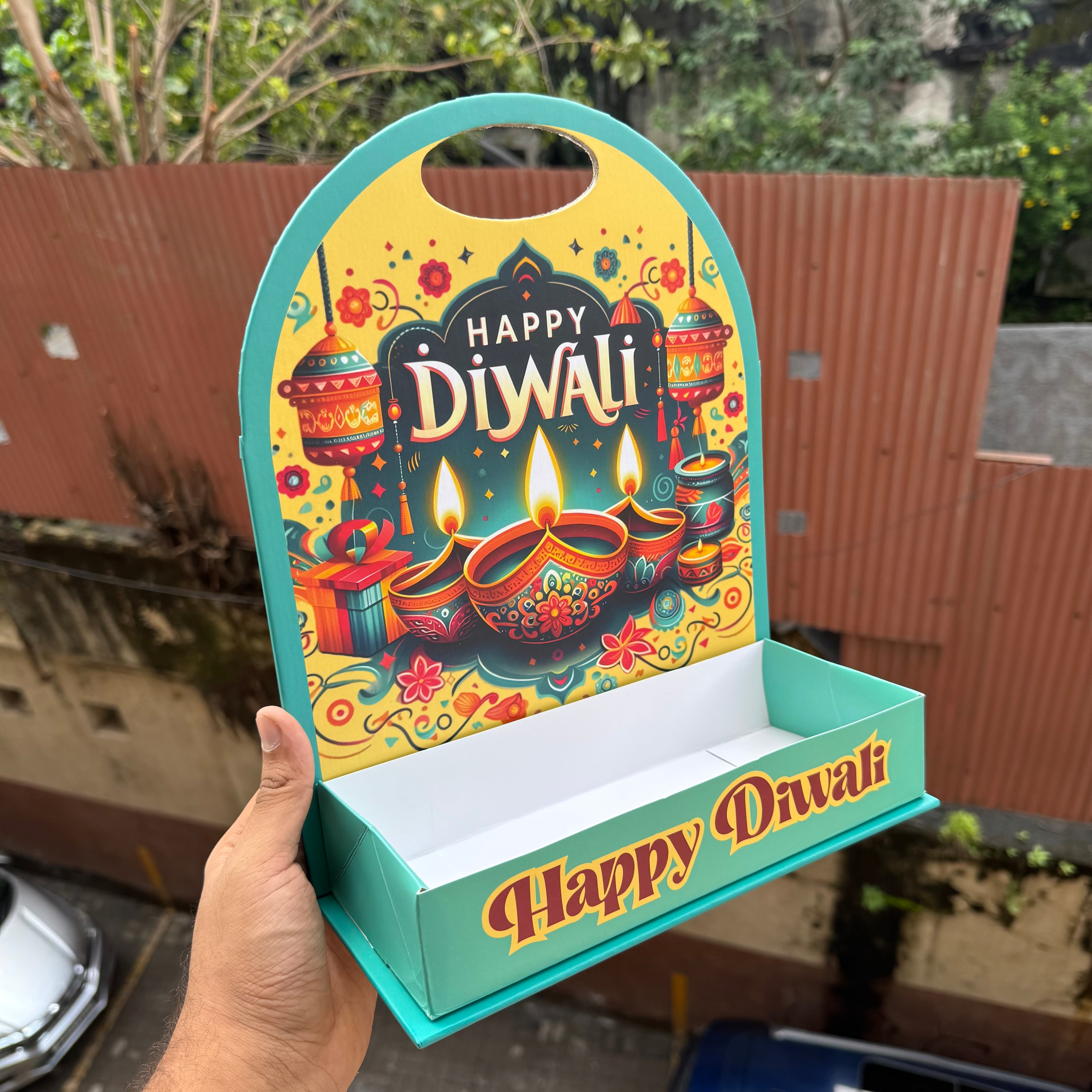 Collapsible Diwali Hamper Stand