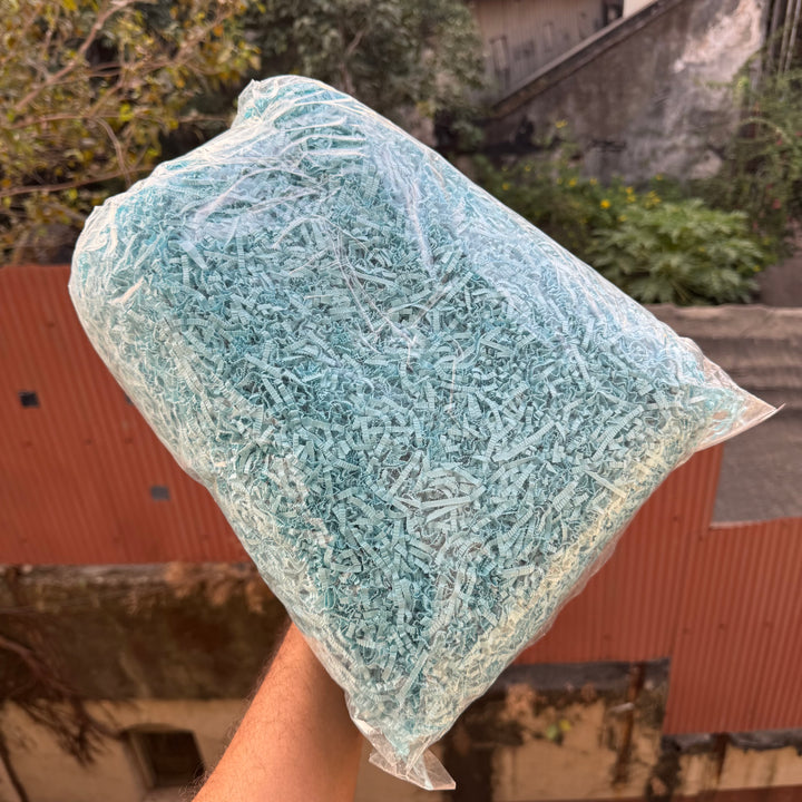 1Kg Paper Shred Baby Blue