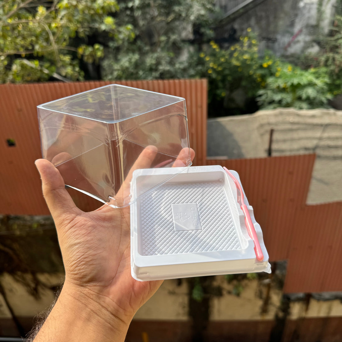 Square Pastry / Cheesecake Container (10pc)