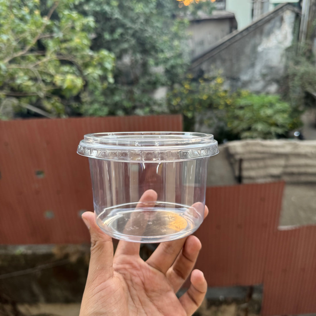 Round Tall Dessert Container PVC (10pc) - Y117 16 • For Trending Matilda & Crunchy Cakes