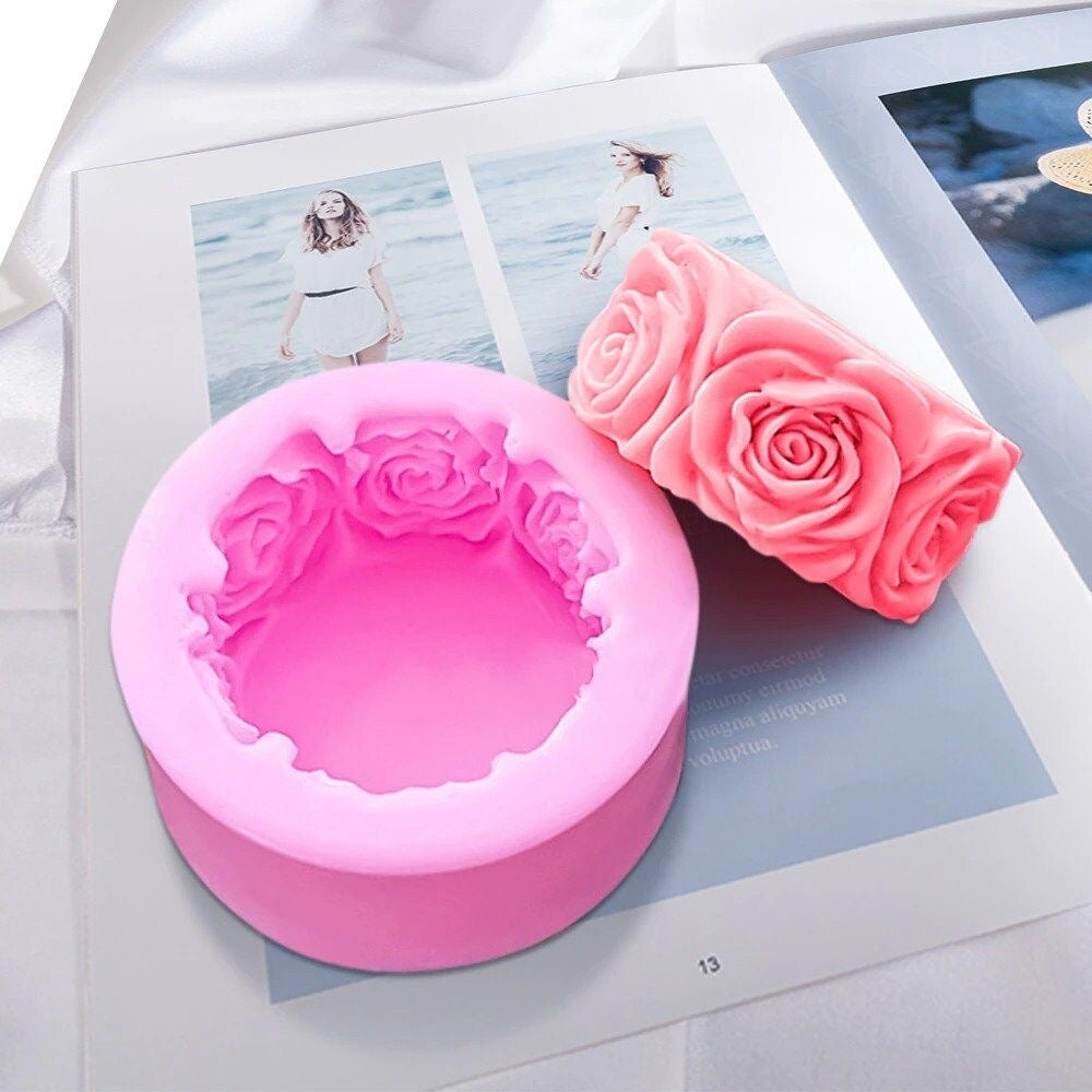 3D Round Candle / Soap / Candy Silicon Mould