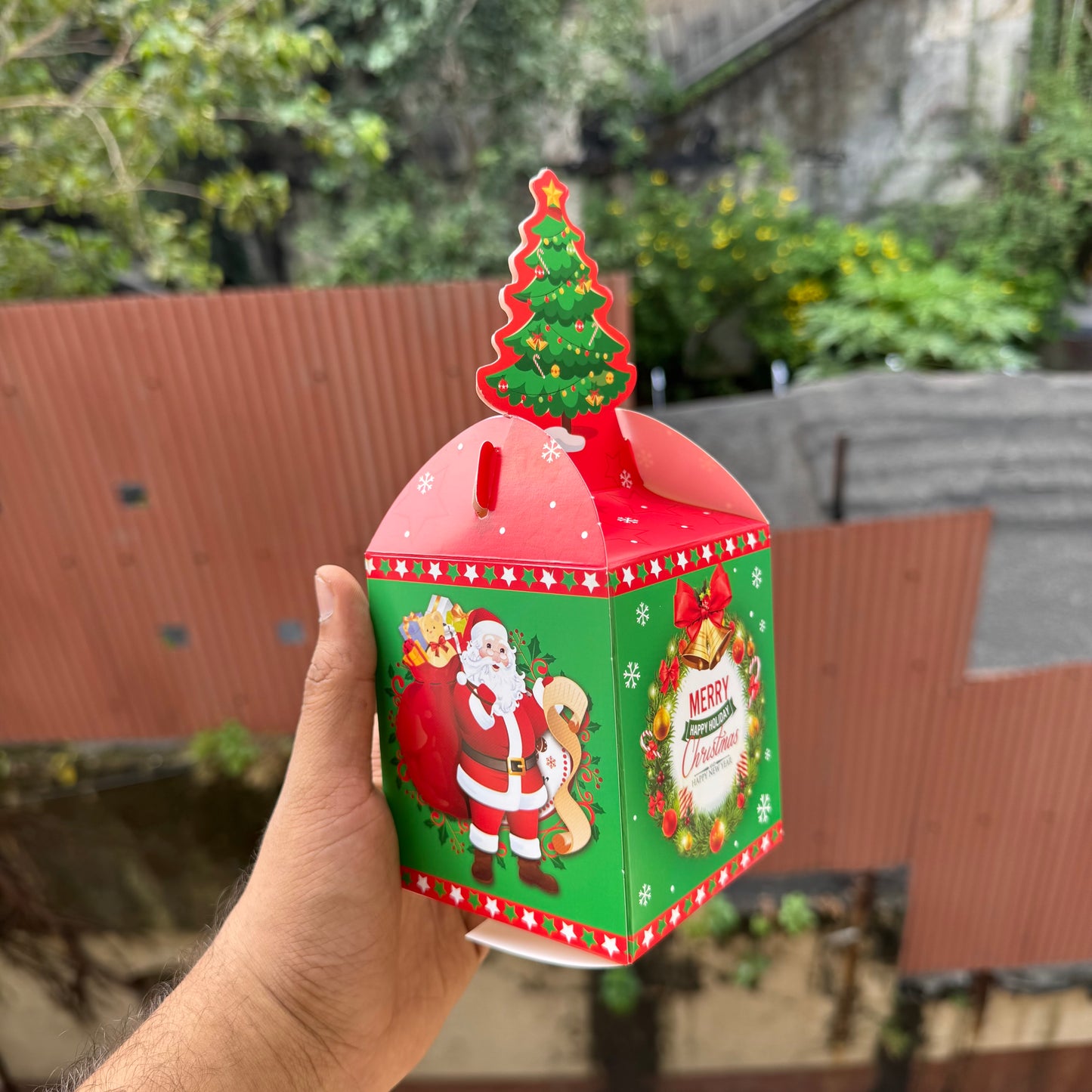 Christmas 3D Treat / Candle Box (10pc)