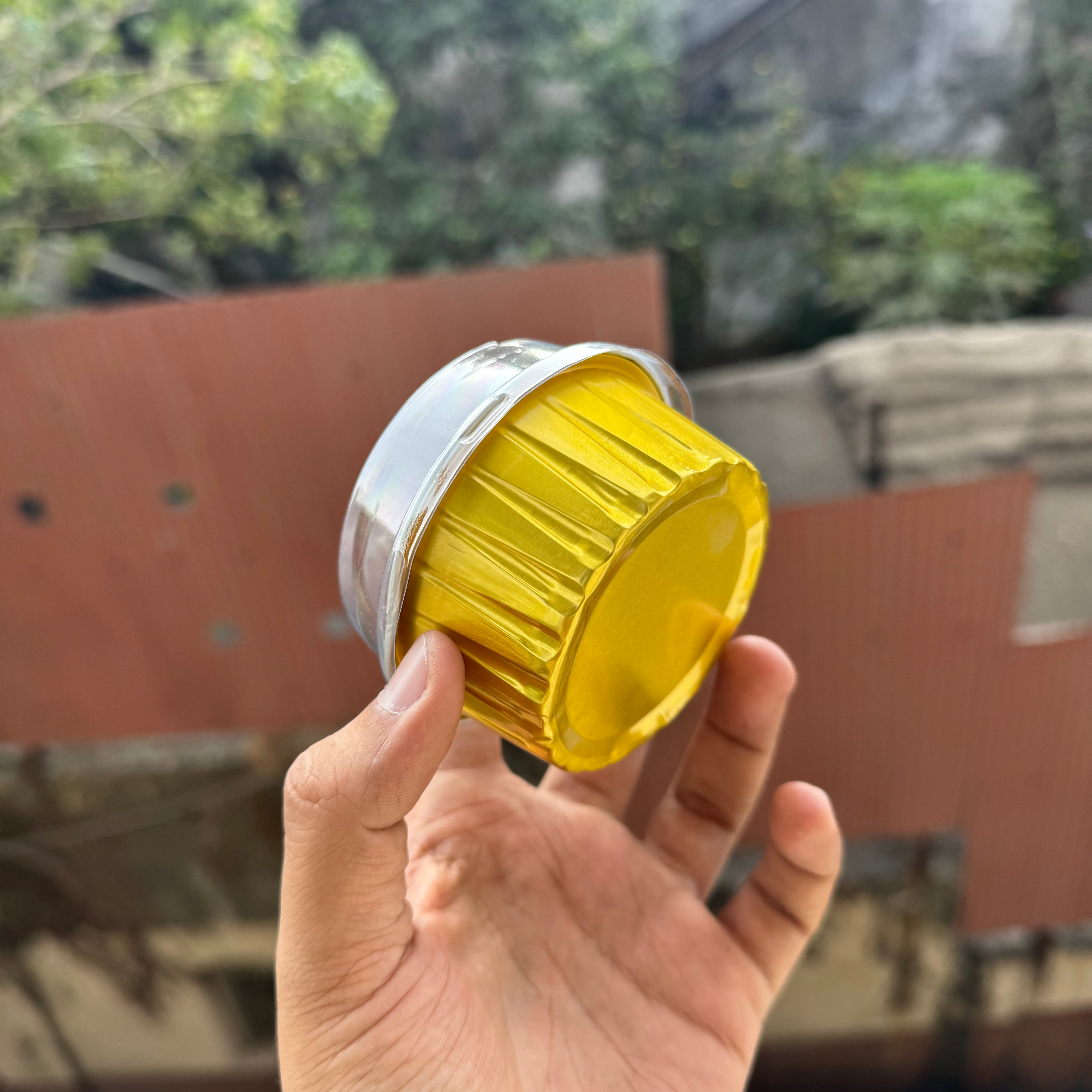 Round Foil Container With Lid (10pc)