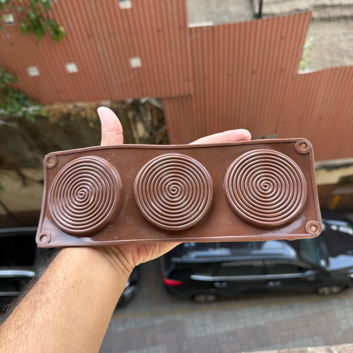 Spiral Entrement Mould 3 cavity 3inch