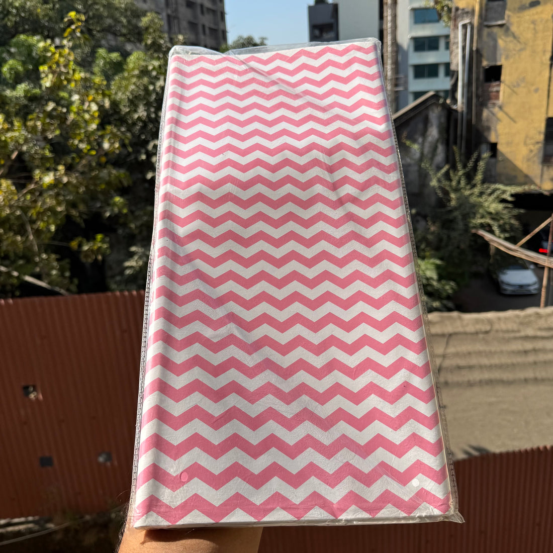 Pink Stripes Wrapping Paper (25 pc)