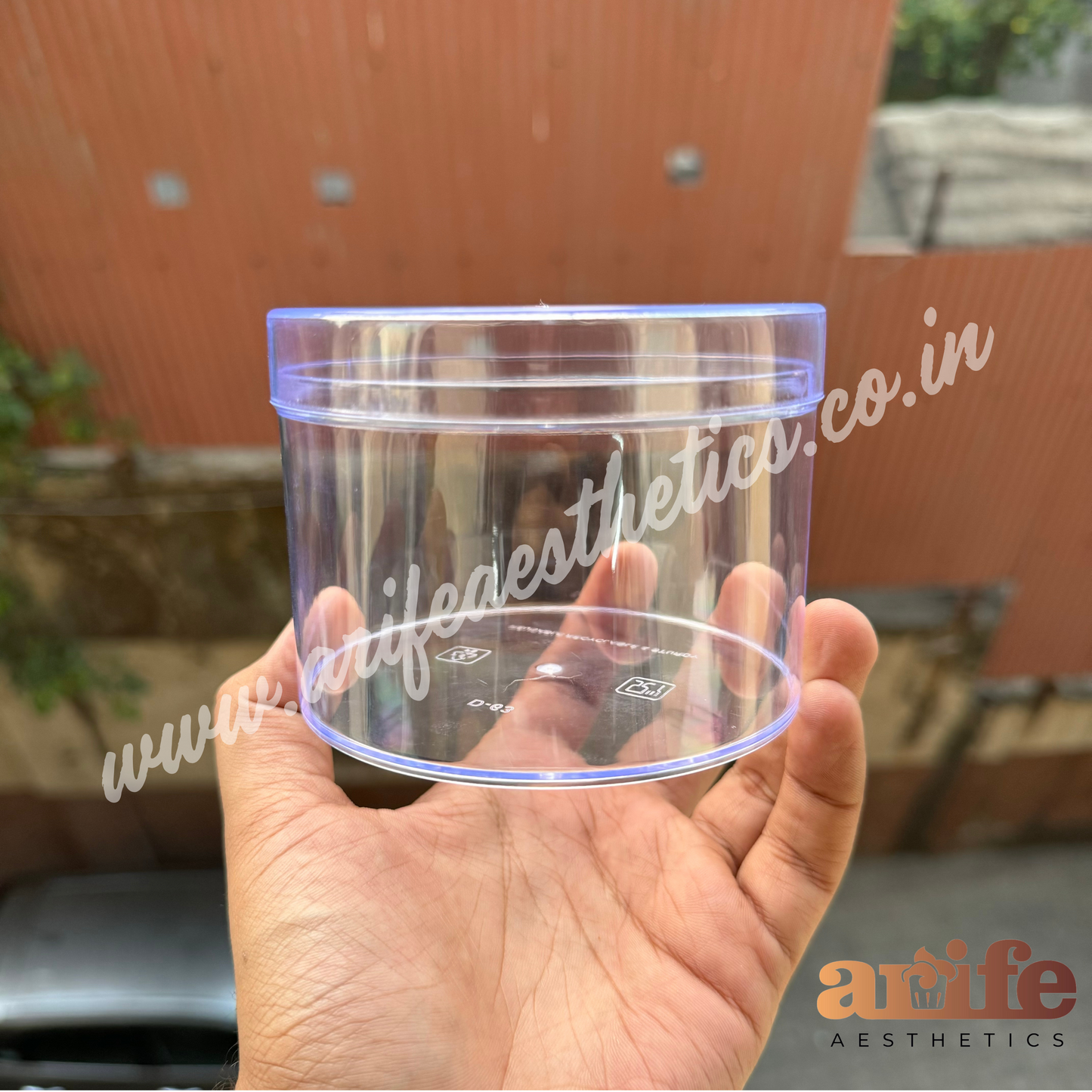 Round Acrylic Dessert Tub