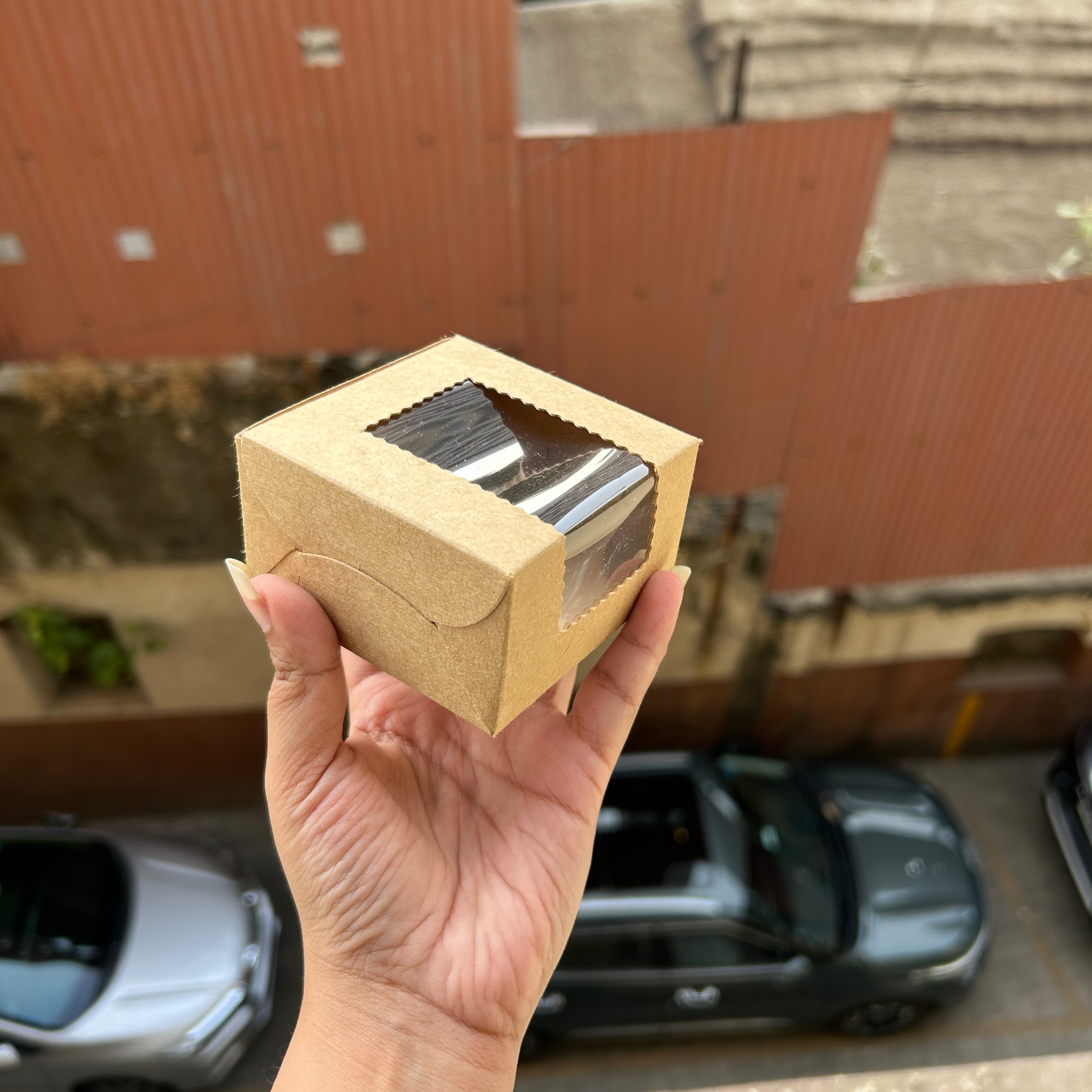 Kraft Boxes - 1 Brownie Box (10pc)