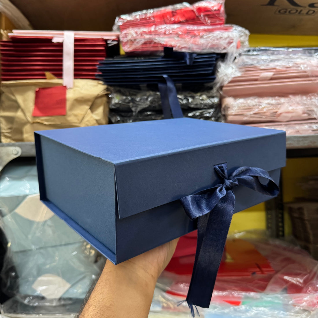 Collapsible Ribbon Trunk Hamper Box