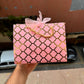 Pink Festive Jar Triangle Box / Bag