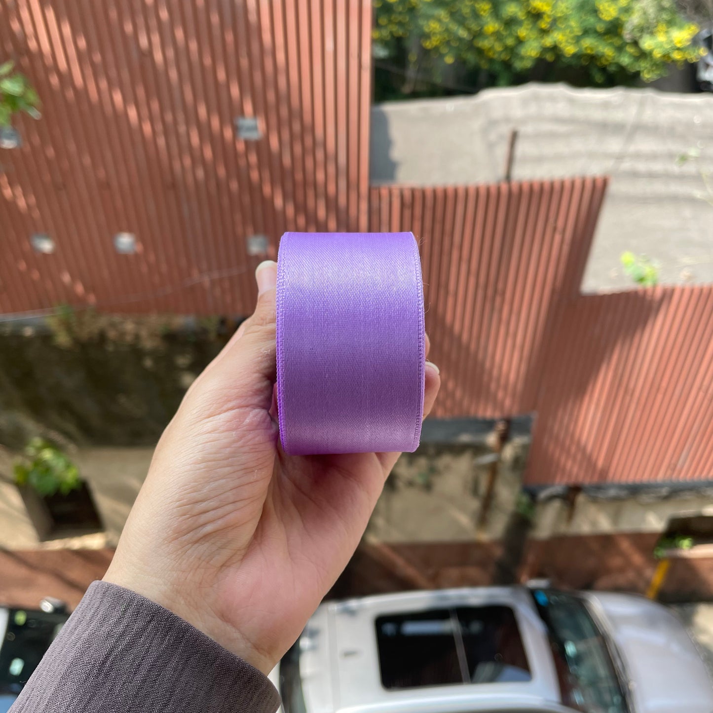 Purple Thick Satin Ribbon