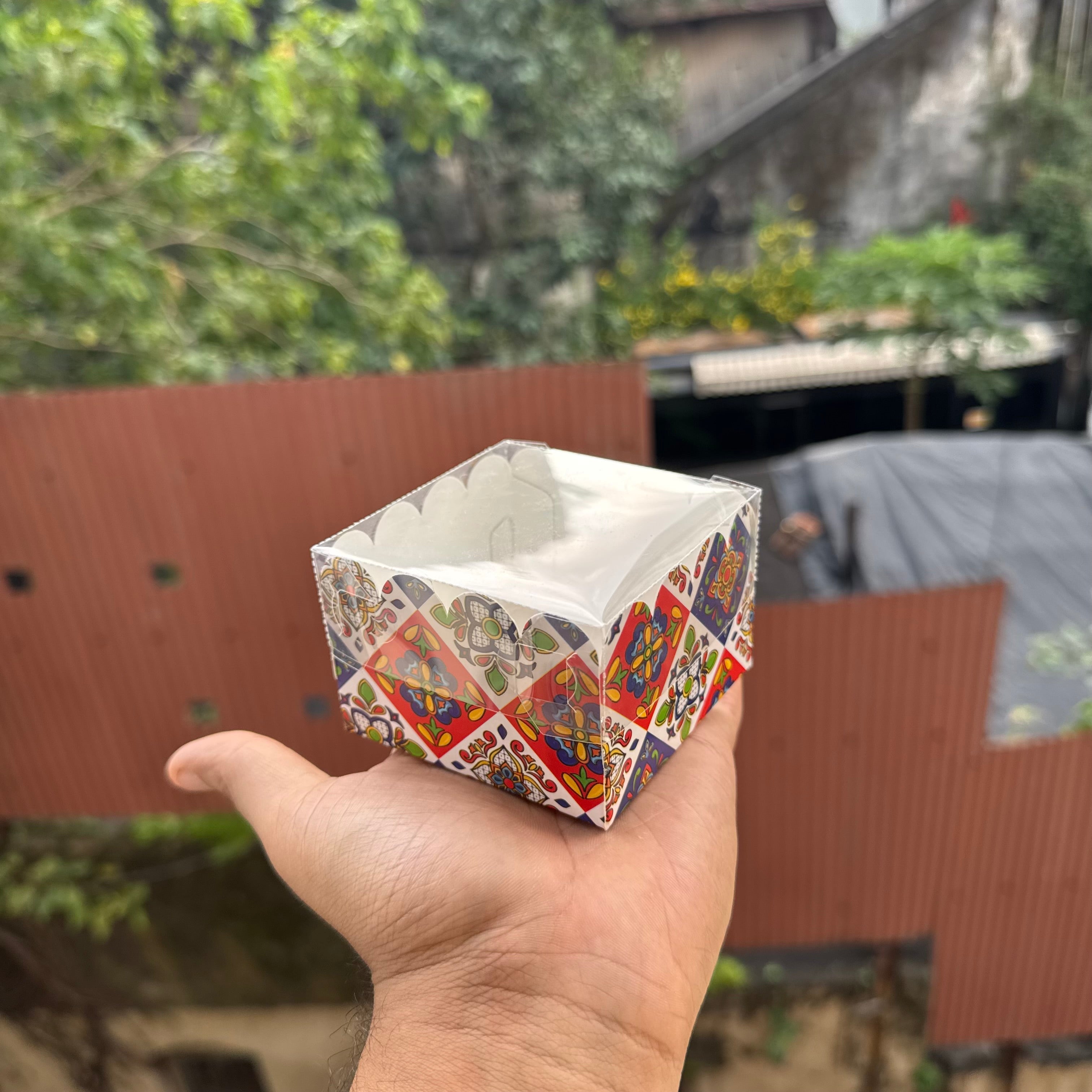 Diwali Frill Single Brownie | Donut Box (10pc) ~ Utsav Collection