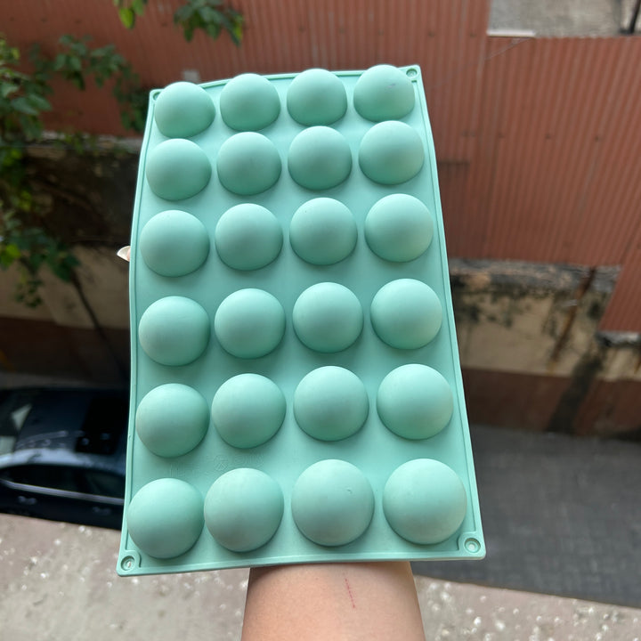 24in1 Cavity Sphere / Round Chocolate Bomb Mould