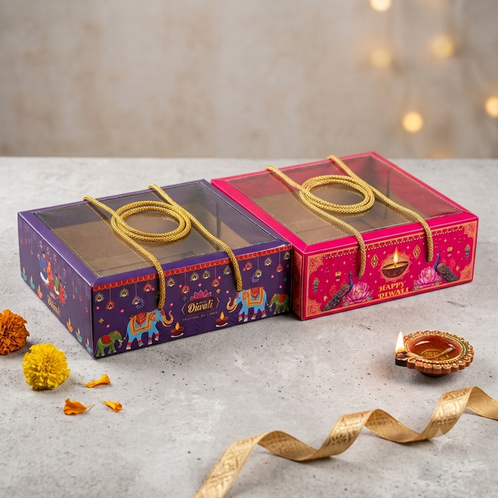 Diwali Hamper Box With String (10 pc)