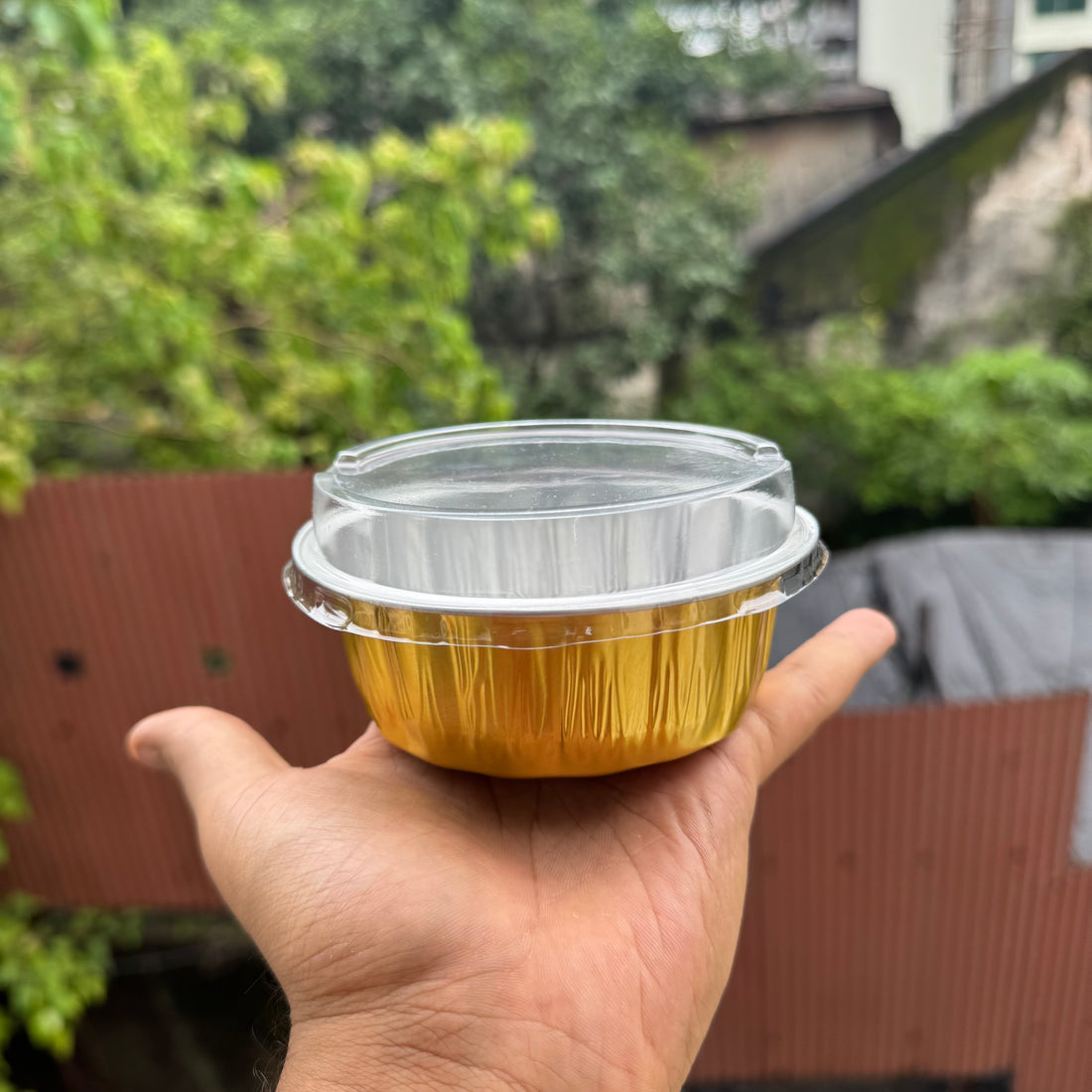 Round Foil Bakeable Container Small (10pc)