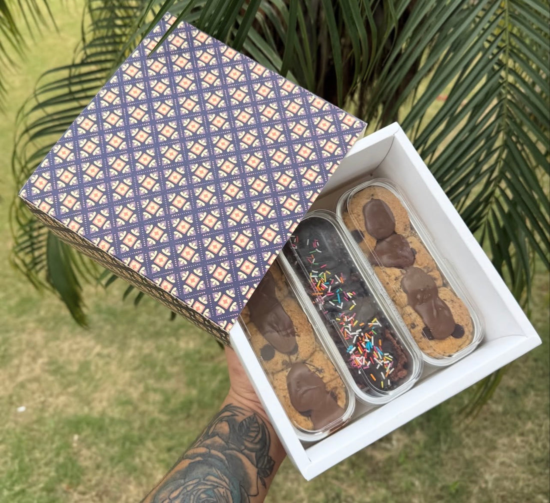 Festive Hamper Box 7x7x3.5inch (10pc)