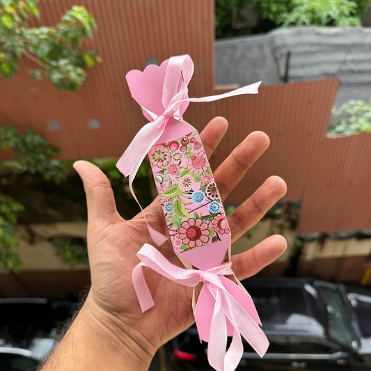 Pretty Chocolate Shape Box for Candles / Chocolate / Jewellery with Ribbon (10pc)