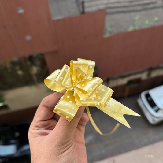 Golden Bow Ribbon (10 pc)