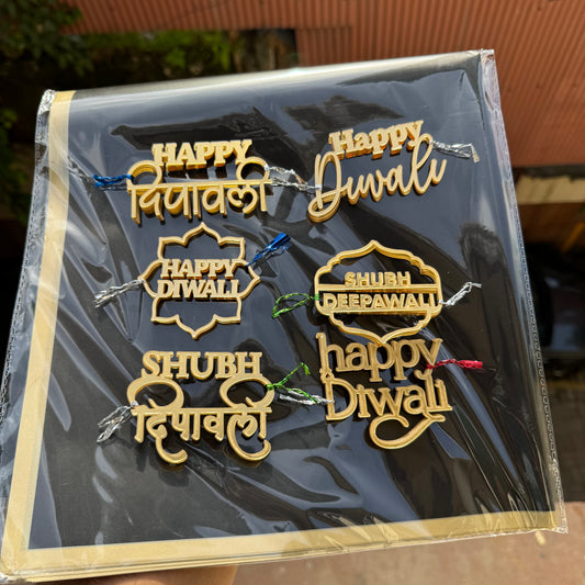 Diwali Acrylic Charms (5pc set) • Surprise Me Any Design