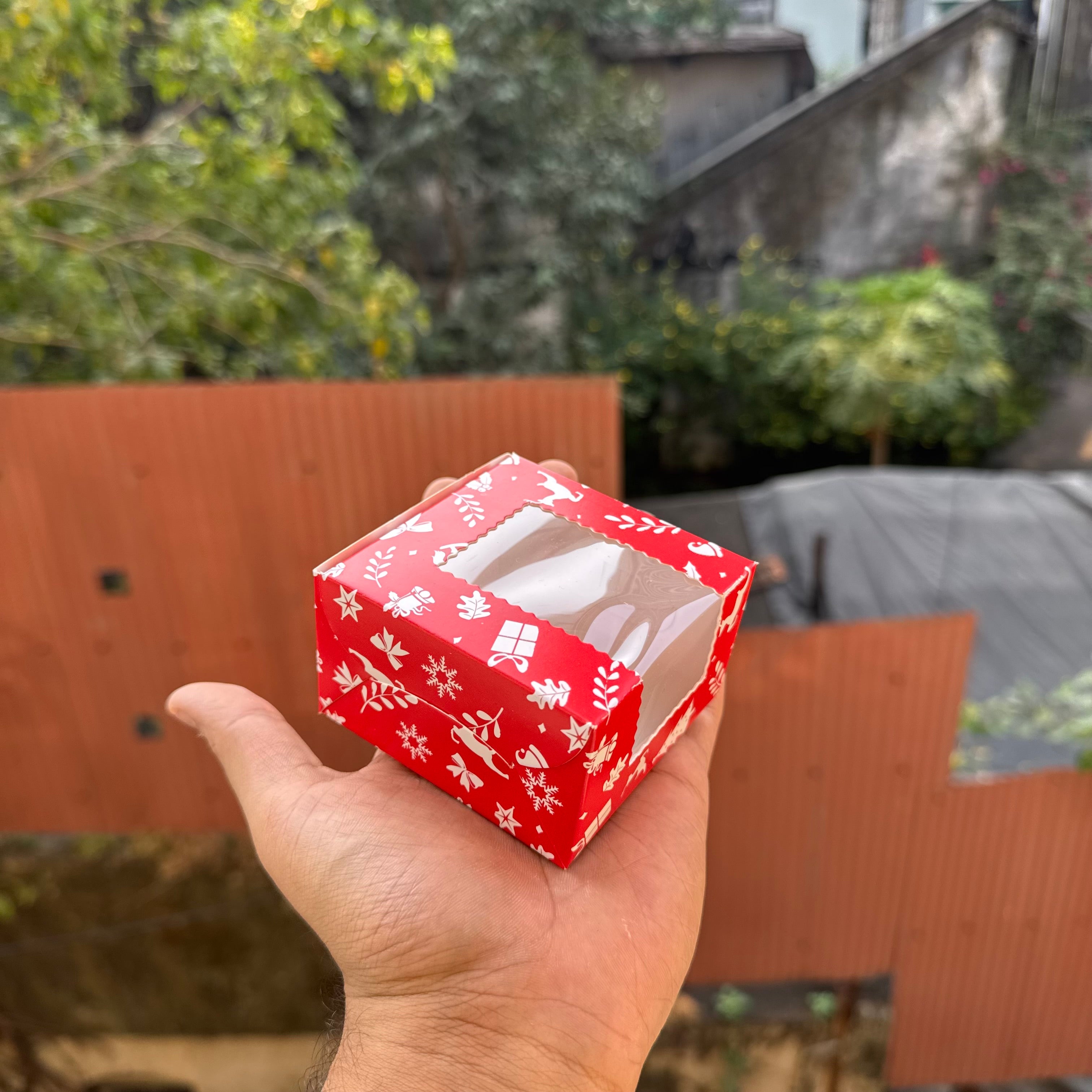 1 in 1 Brownie / Cookie Box (10pcs) Christmas | Xmas Elements