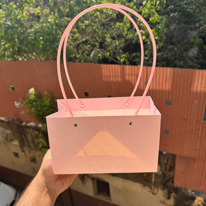 Candle Bouquet Bag Pink 1pc