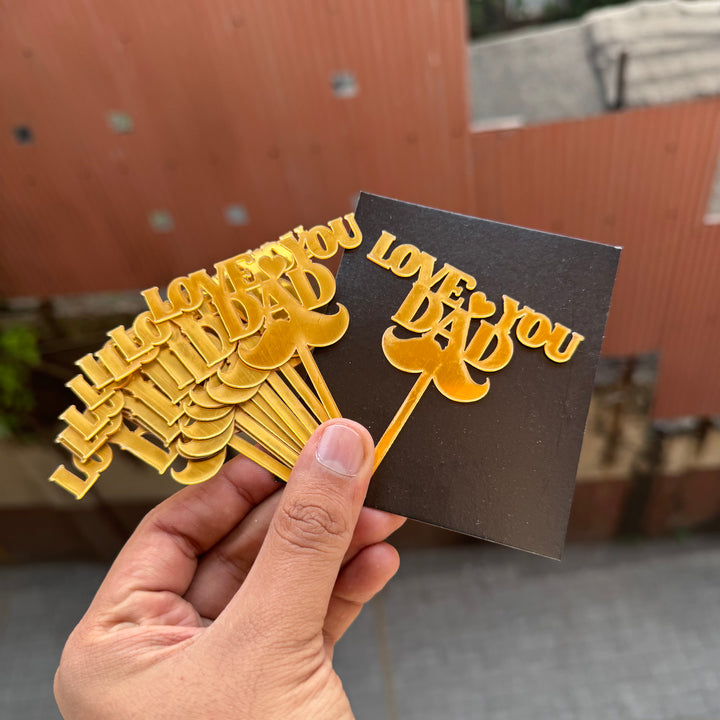 Father’s Day Acrylic Tag 3” • (10 pc)