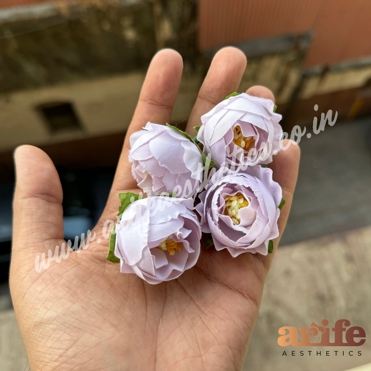 Lilac Pop Flowers 5pc