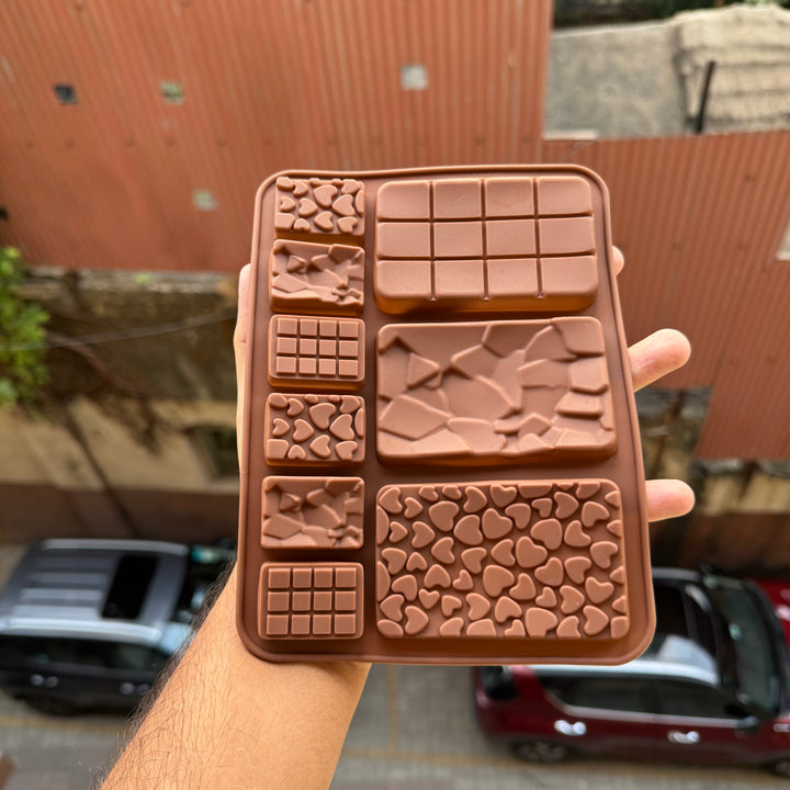 Mixed Bar Chocolate Silicon Mould