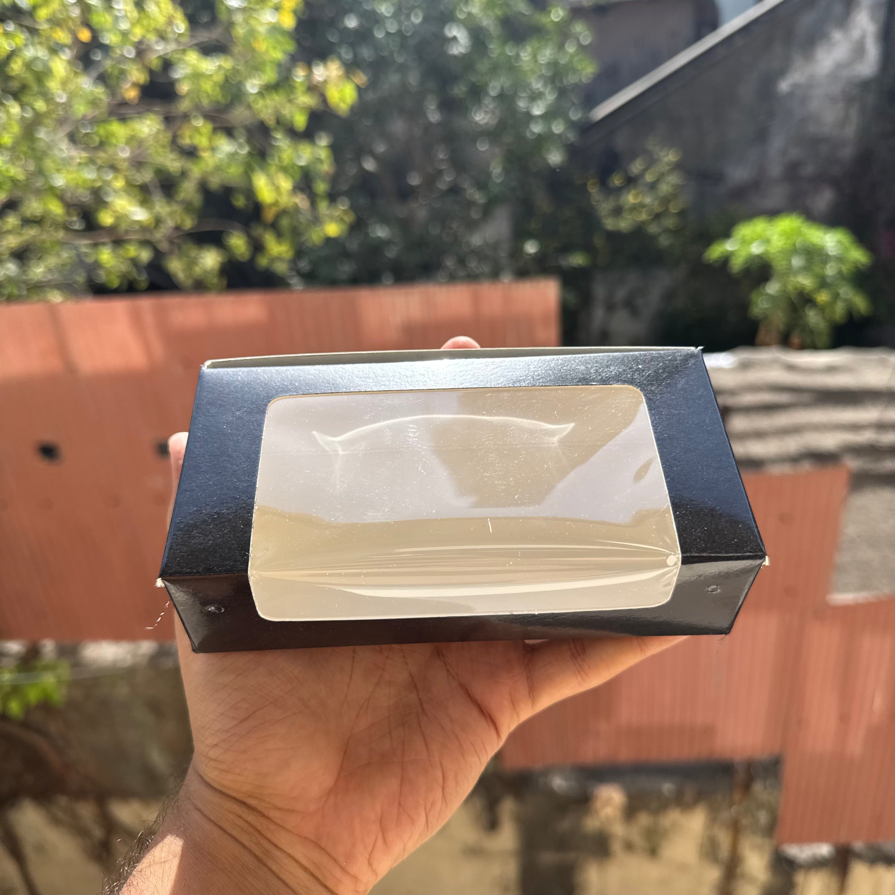 2 Brownie L Shape Window Box Black (10pc)