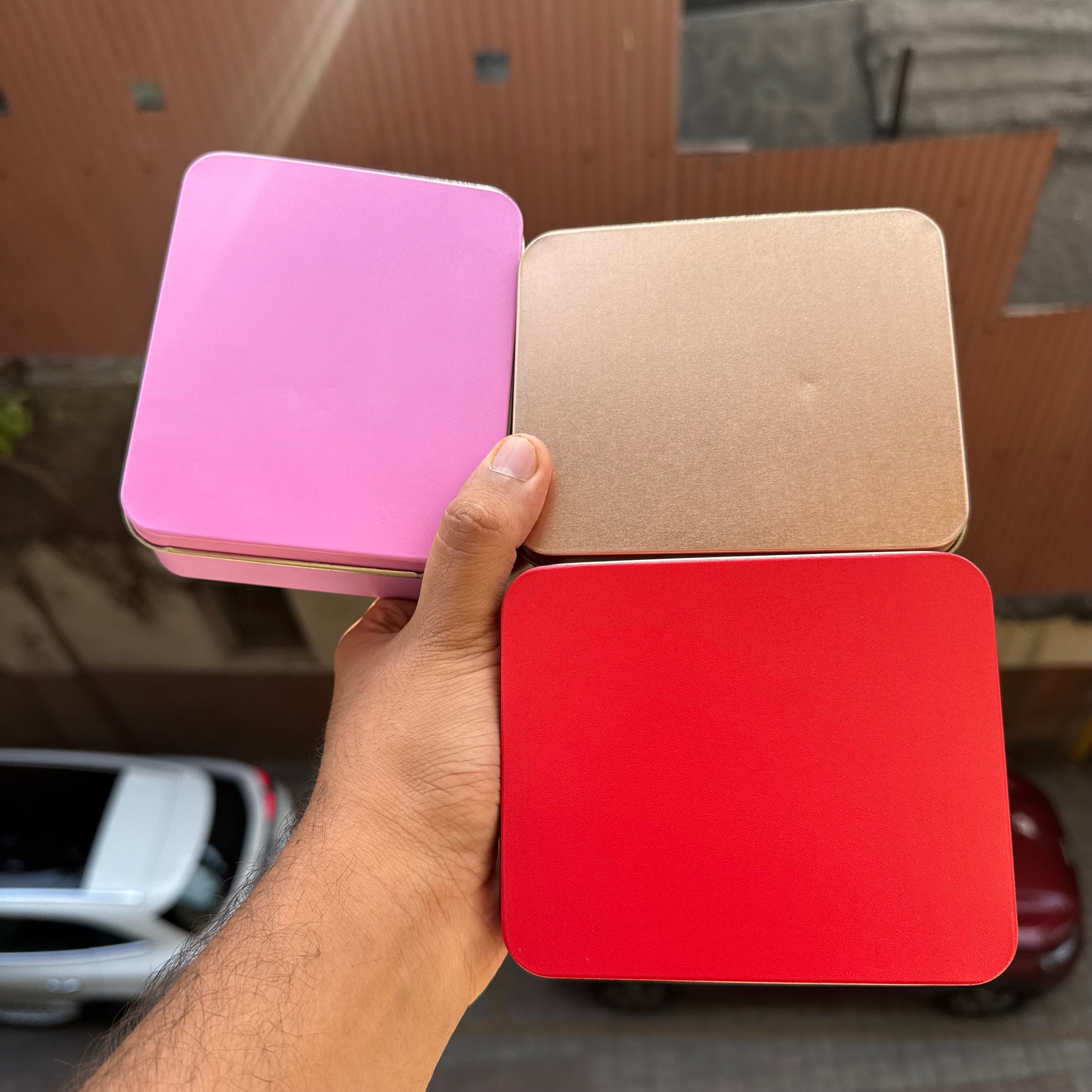 Cookie Dream Tin Rectangle - Red