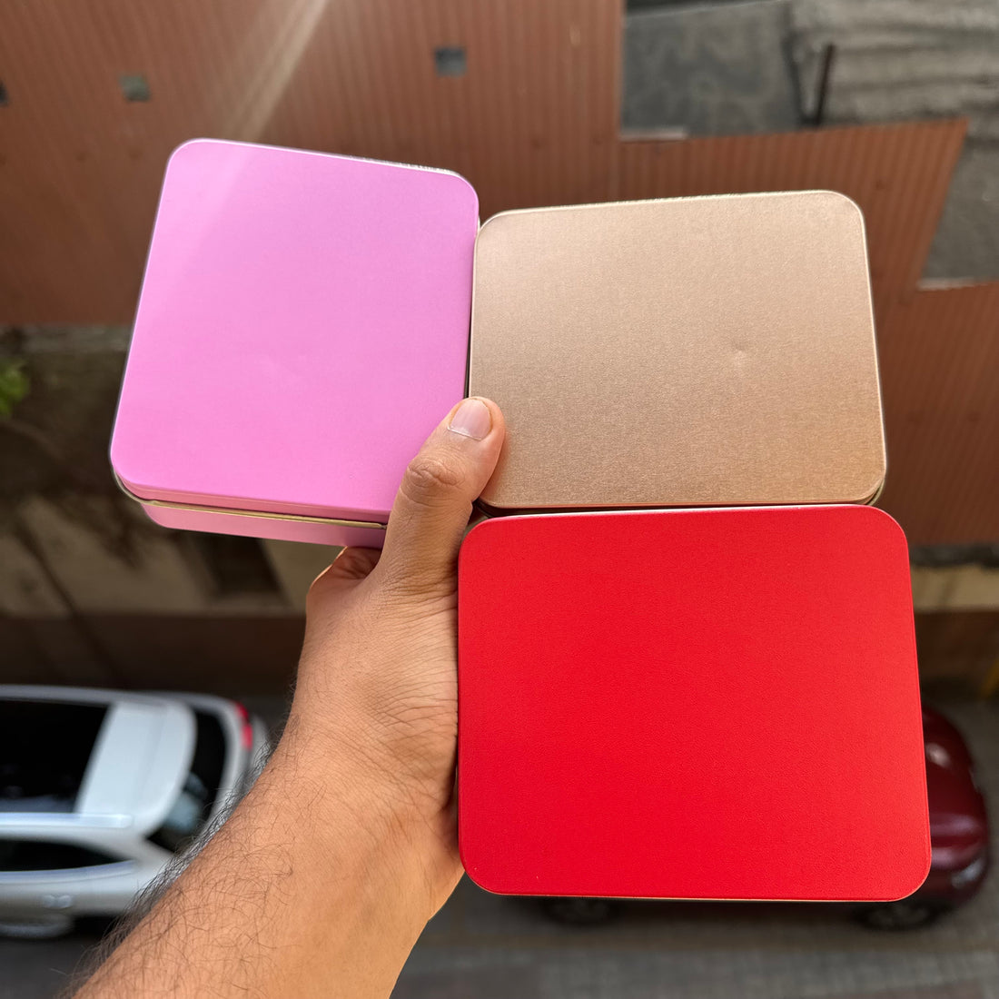 Cookie Dream Tin Rectangle - Red