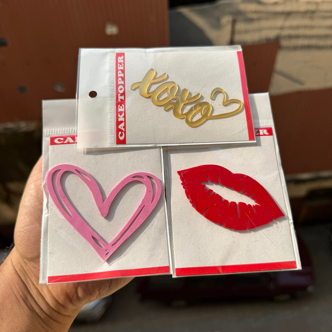 Valentine Acrylic Charm (10pc)