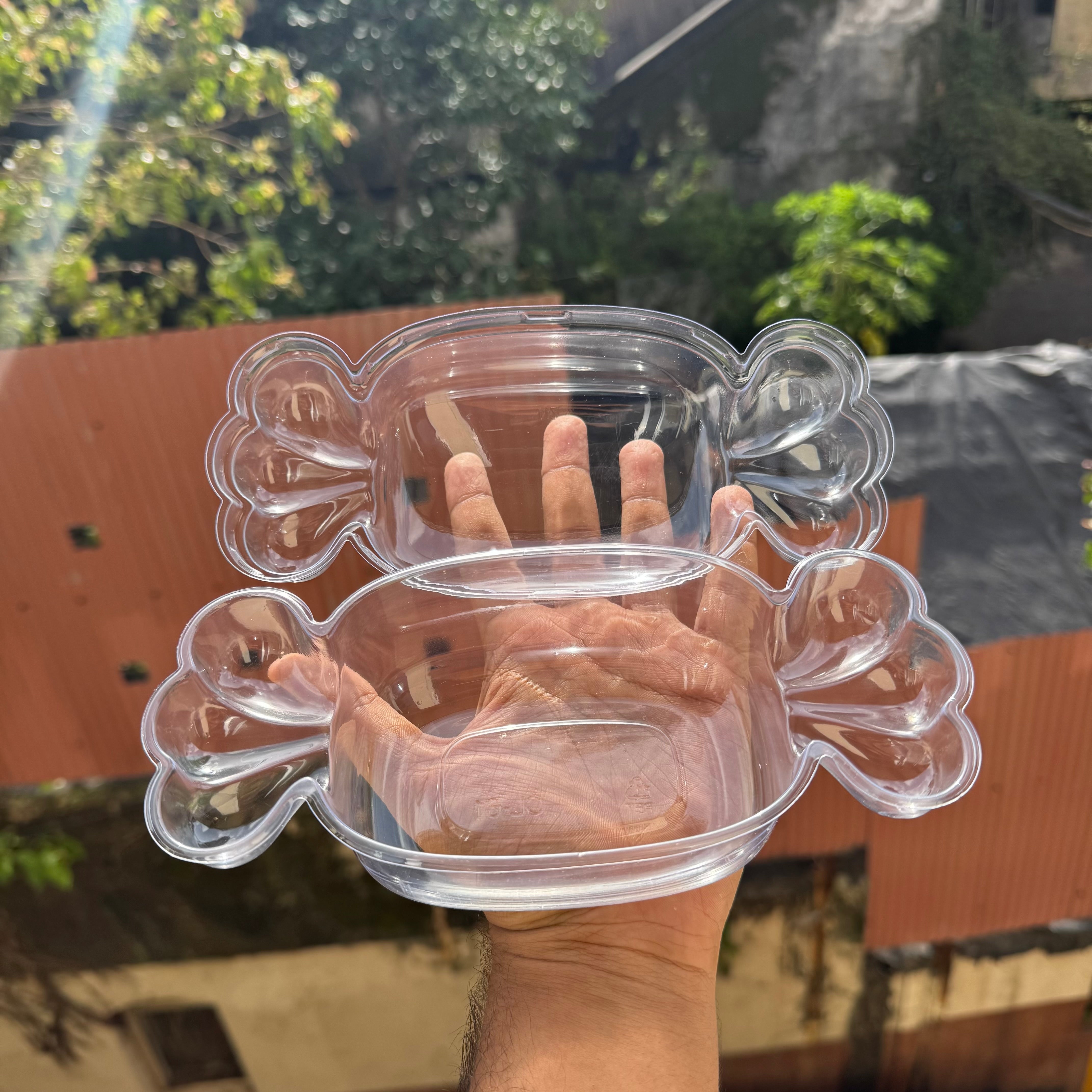Candy Shape Dessert Container PVC (10pc) - CL-61
