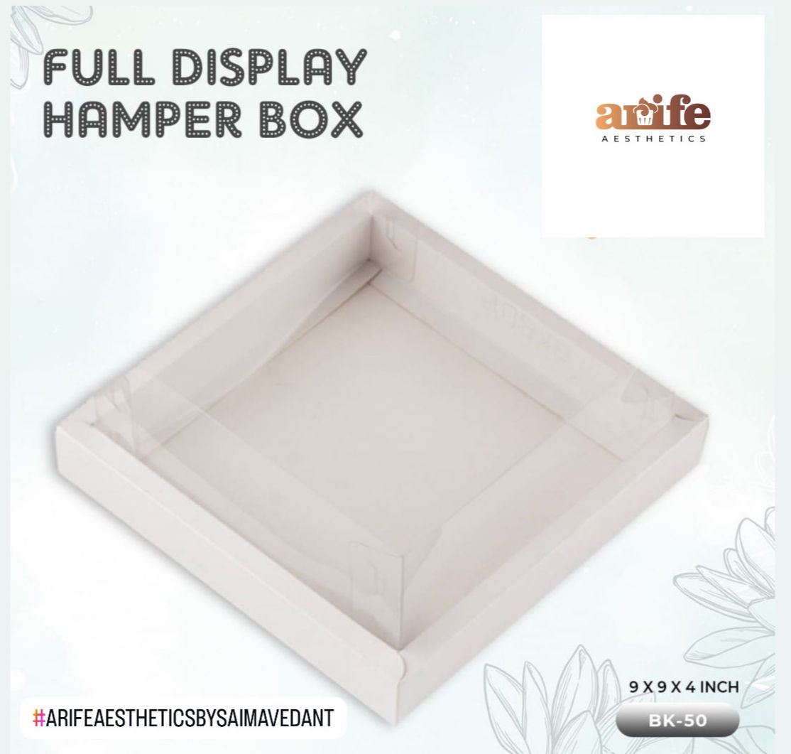 Full Display Hamper Box 9x9x4inch (15pc)