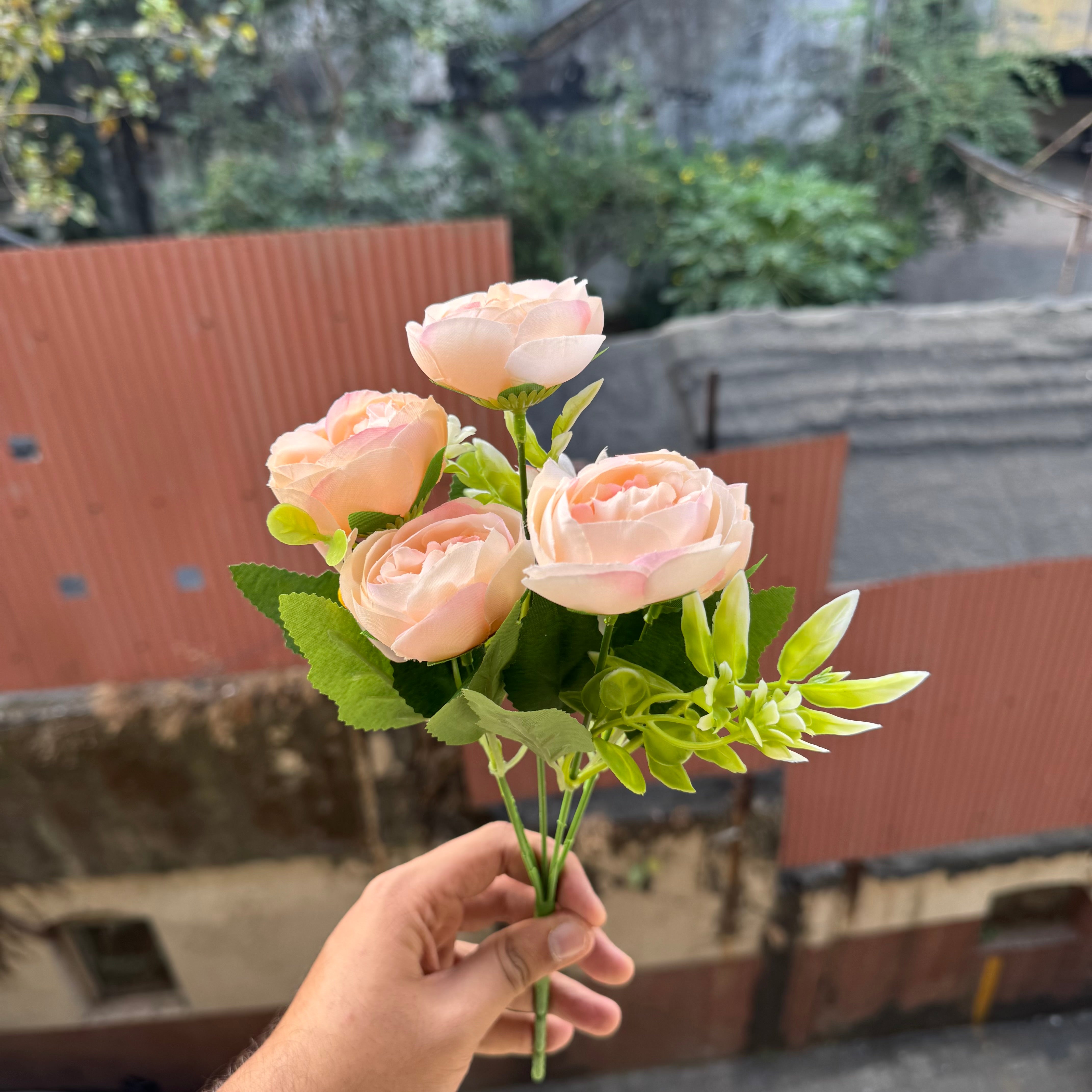 Flower Rife (Copy) Artificial Flower Bunch With Stem and Leaves (1pc) #440 – Arife ...