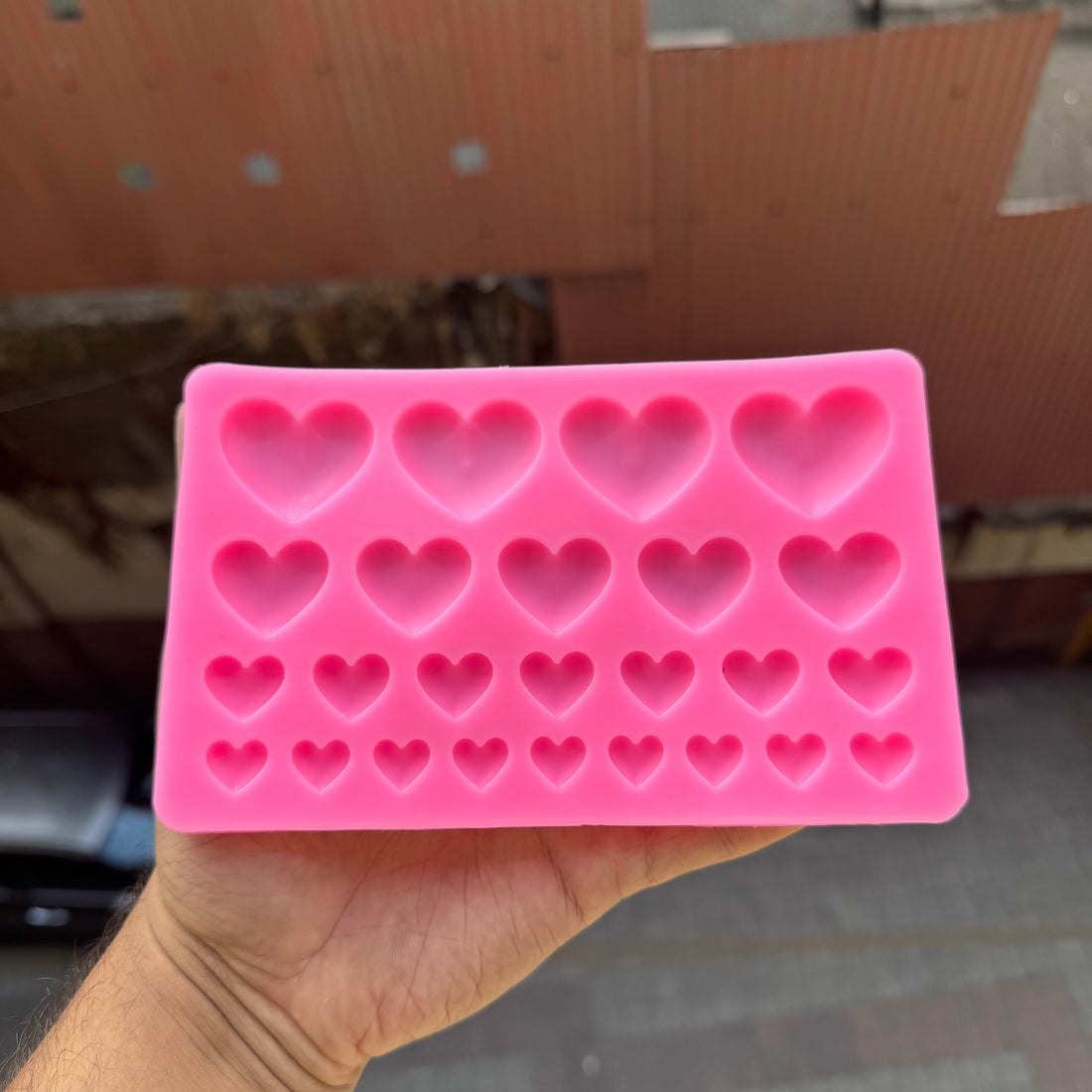 Multi Heart Silicone Mould