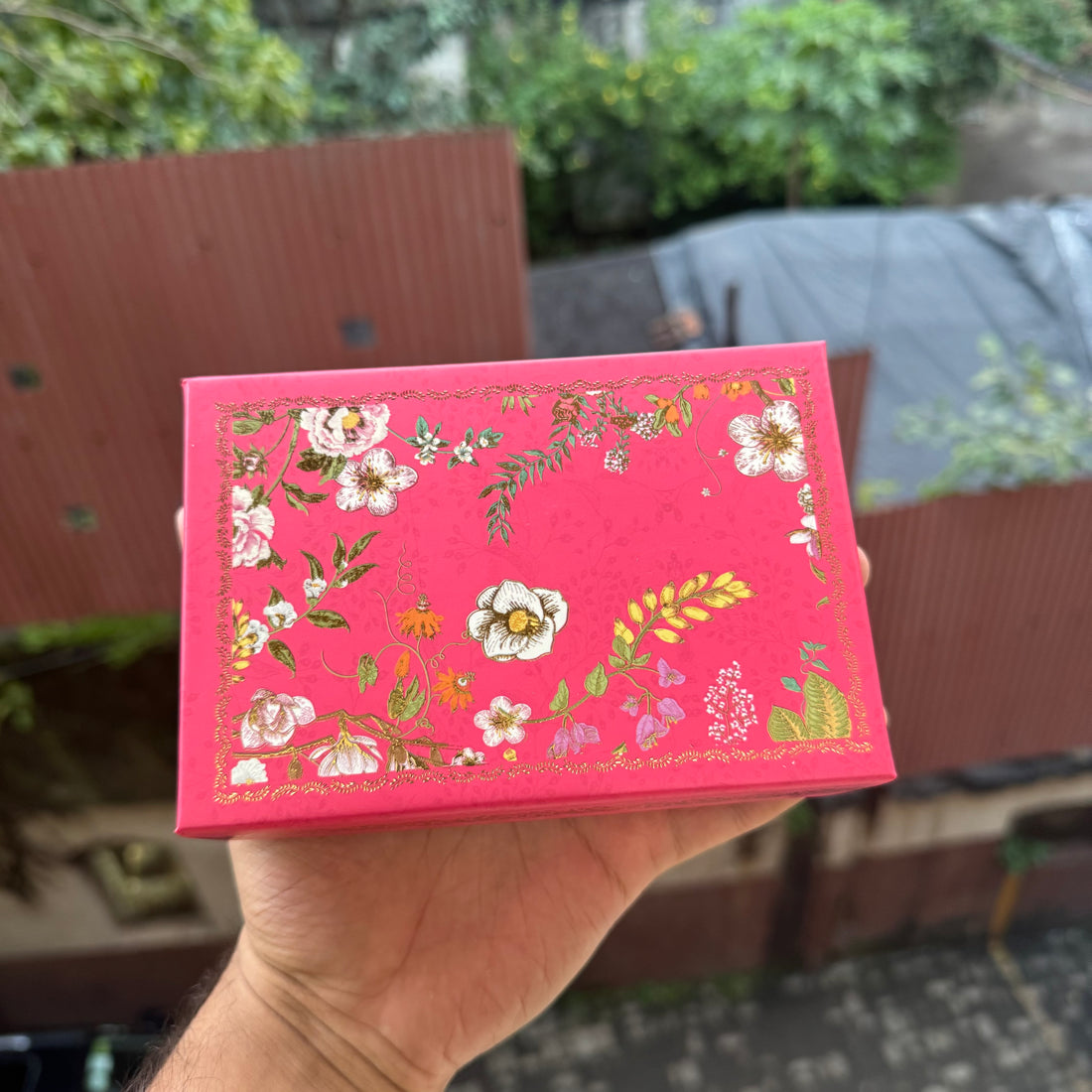 Rigid Top Bottom Box 1pc | Pastel Marigold - With Cavity